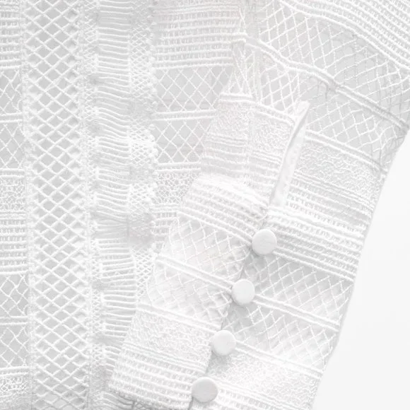 Self-Portrait Ruffle Blouse - Picture 6 of 9